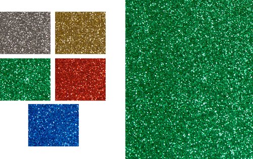 [9934572] GRAFOPLÁS - CARTULINA PURPURINA 50x65 cm FIXO KIDS 250g VERDE PAQUETE de 5 (Ref.68000720)