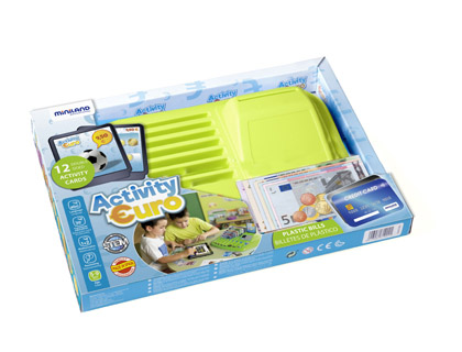 [2068509] MINILAND - Juego activity euro tray 77 piezas (Ref. 31902)