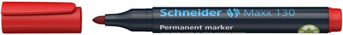 [1944897] SCHNEIDER - Marcador MAXX 130 PERMANENTE SECADO RÁPIDO PUNTA REDONDA 1-3MM.COLOR ROJO. (Ref.113002)