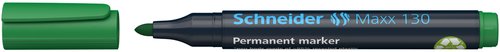 [1944899] SCHNEIDER - Marcador MAXX 130 PERMANENTE SECADO RÁPIDO PUNTA REDONDA 1-3MM.COLOR VERDE. (Ref.113004)