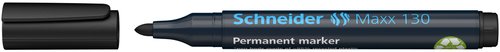 [1944896] SCHNEIDER - Marcador MAXX 130 PERMANENTE SECADO RÁPIDO. PUNTA REDONDA 1-3MM.COLOR NEGRO. (Ref.113001)