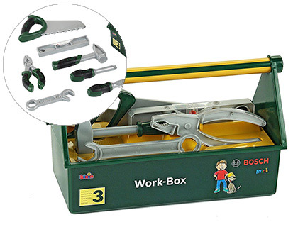 [2068089] THEO KLEIN - Caja de herramientas bosch con accesorios 30,3x14x17,2 cm (Ref. 8573)