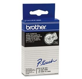 [1766045] BROTHER - Cintas Rotulacion 12mmX7,7m Negro/transparente (Ref.TC101)
