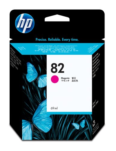 [9095902] HP ( HEWLETT PACKARD ) - Cartuchos ORIGINALES Inyección De Tinta 82 Magenta (Ref.C4912A)