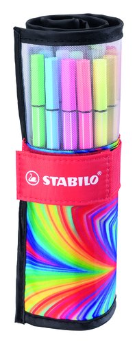 [1942441] STABILO - Estuche 25 rotuladores Point 68 fan edición especial (Ref.6825-02)