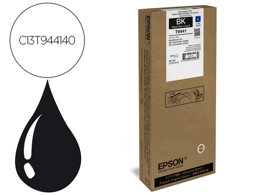 [9161012] EPSON - Ink-jet wf-c5xxx series ink l negro 3000 (Ref. C13T944140)