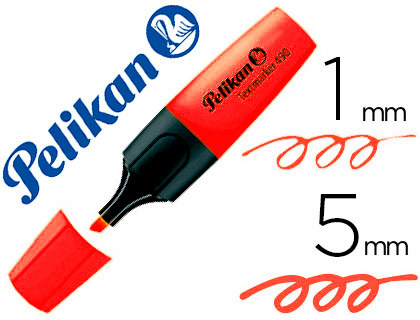 [2090328] PELIKAN - ROTULADOR FLUORESCENTE TEXTMARKER 490 ROJO (Ref.940429)