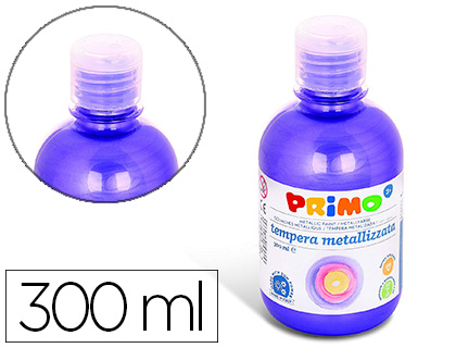 [2155743] PRIMO - Tempera liquida escolar 300 ml violeta metalizado (Ref. 233TM300400)