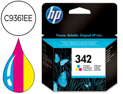 [9093190] HP ( HEWLETT PACKARD ) - Cartuchos ORIGINALES Inyección De Tinta 342 TRICL C9361EE ABE (Ref.C9361EE#ABE)