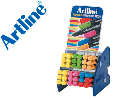 [2058330] ARTLINE - ROTULADOR FLUORESCENTE EK 660 EXPOSITOR DE 36 UNIDADES SURTIDAS (Ref.E660)