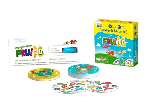 [2159364] FALOMIR JUEGOS - FALOMIR - Juego educativo fruit10 contando hasta 10 (Ref. 30011)