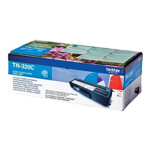 [9049254] BROTHER - Toner Laser ORIGINALES TN-320C Cyan (Ref.TN320C)