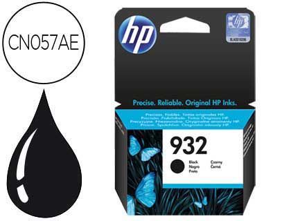 [9072993] HP ( HEWLETT PACKARD ) - Cartuchos ORIGINALES Inyección De Tinta 932 Negro (Ref.CN057AE#BGY)