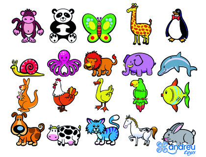 [2068300] ANDREUTOYS - Juego animalitos magneticos 8 cm caja de 20 unidades surtidas 20,6x19x4,5 cm (Ref. 16019)