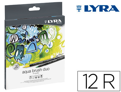 [9051950] LYRA - Groove Estuche 12 Aqua Brush Duo (Ref.6521120)