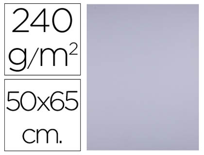 [2064569] LIDERPAPEL - CARTULINA 50X65 CM 240G/M2 LILA PAQUETE DE 25 UNIDADES (Ref.CX87)
