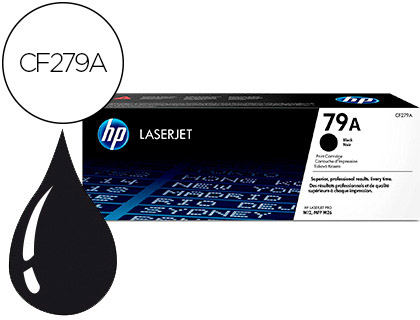 [9064738] HP ( HEWLETT PACKARD ) - tóner láser negro 1.000 páginas LaserJet Pro M12a/w-Pro M26a/nw (Ref.CF279A)