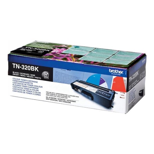 [9049253] BROTHER - Toner Laser ORIGINALES TN-320BK Negro 2.500pg (Ref.TN320BK)