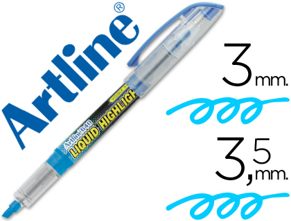 [2038028] ARTLINE - ROTULADOR FLUORESCENTE EK-640 AZUL -PUNTA BISELADA (Ref.EK-640-AZ)