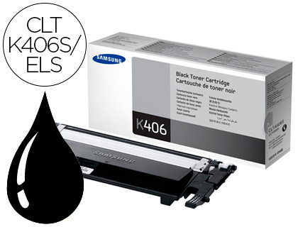 [9058572] SAMSUNG - Toner Laser ORIGINALES K406 Negro (Ref.CLT-K406S/ELS)