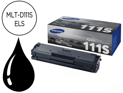 [9072720] SAMSUNG - Toner Laser ORIGINALES 111S Negro (Ref.MLT-D111S/ELS)