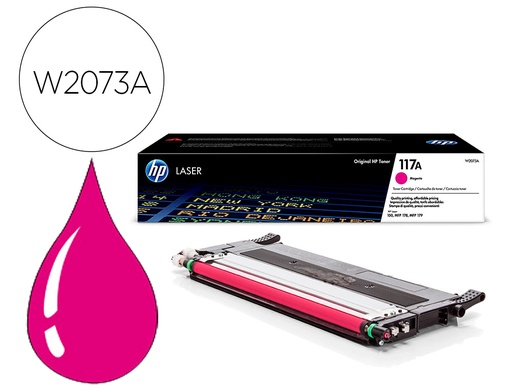 [9156596] HP ( HEWLETT PACKARD ) - Toner 117a laser color 150a / 150nw / 178nw / 178nwg / 179fnw magenta 700 paginas (Ref. W2073A)