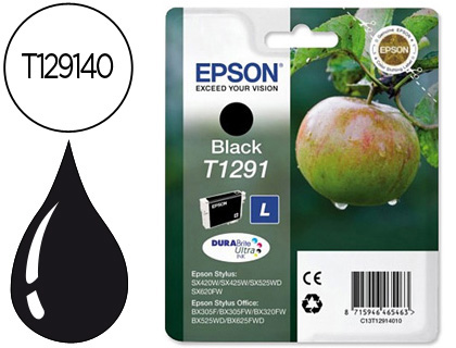 [9049789] EPSON - Cartuchos ORIGINALES Inyección De Tinta INY NG 11,2ML T129 (Ref.C13T12914012)
