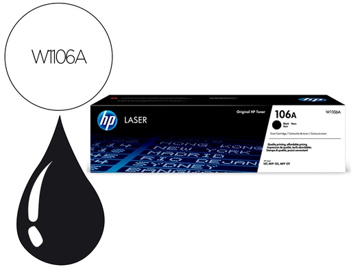 [9161379] HP ( HEWLETT PACKARD ) - Toner laser 107a/w, mfp 135anegro 106a (Ref. W1106A)