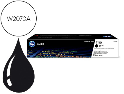 [9156594] HP ( HEWLETT PACKARD ) - Toner 117a laser color 150a / 150nw / 178nw / 178nwg / 179fnw negro 1000 paginas (Ref. W2070A)