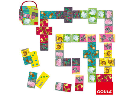 [2075464] DISET - JUEGO DIDACTICO DOMINO ANIMALES DE LA SELVA (Ref.53416)