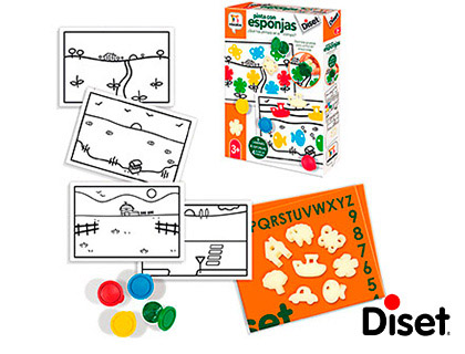 [2152362] DISET - Juego didactico pinta con esponjas (Ref. 68959)