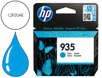 [2078031] HP ( HEWLETT PACKARD ) - Cartuchos ORIGINALES Inyección De Tinta 935 OJP 6230 / 6830 CIAN -430 PAG- (Ref.C2P20AE)