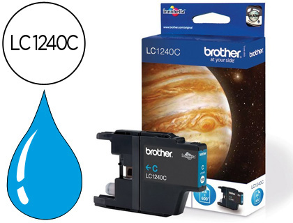 [9049891] BROTHER - Cartuchos ORIGINALES Inyección De Tinta Cyan 600pg 0 (Ref.LC1240CBP)