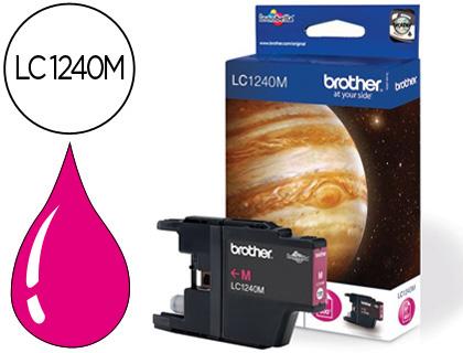 [9049892] BROTHER - Cartuchos ORIGINALES Inyección De Tinta Magenta (Ref.LC1240MBP)