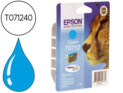 [9037572] EPSON - Cartuchos ORIGINALES Inyección De Tinta INY CI 5,5ML T071 (Ref.C13T07124012)