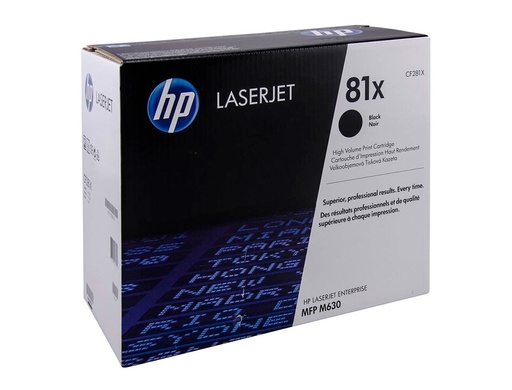 [1945043] HP ( HEWLETT PACKARD ) - Toner Laser ORIGINALES alta capacidad 81X (Ref.CF281X)