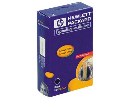 [9021539] HP ( HEWLETT PACKARD ) - Cartuchos ORIGINALES Inyección De Tinta NEGRO (Ref.51604A)