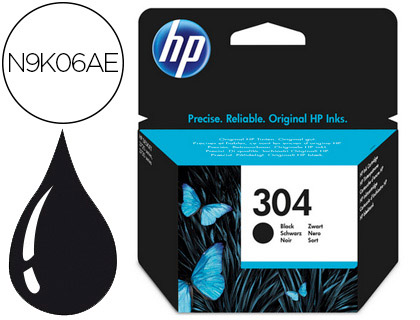[2900072] HP ( HEWLETT PACKARD ) - INK-JET N.304 DESKJET 3000 / 3720 / 3730 NEGRO 120 PAGINAS (Ref.N9K06AE)