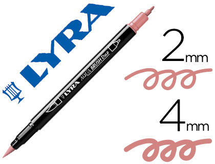 [2150920] LYRA - Rotulador aqua brush acuarelable doble punta fina y pincel rosa carmin (Ref. 6520024)