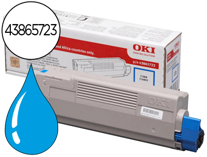 [9047300] OKI - Toner Laser ORIGINALES Cyan (Ref.43865723)