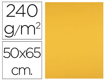 [2058653] LIDERPAPEL - CARTULINA 50X65 CM 240 G/M2 ORO VIEJO (Ref.CX54)