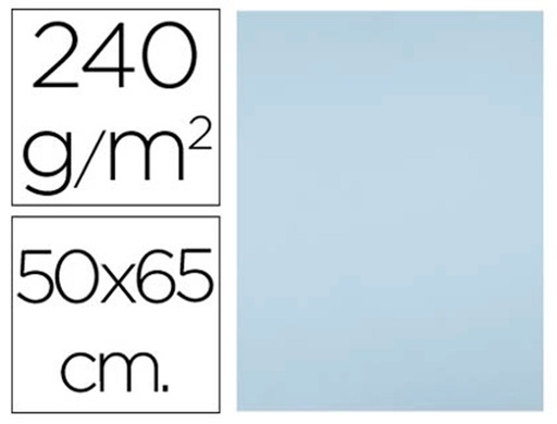 [2043472] LIDERPAPEL - CARTULINA 50X65 CM 240G/M2 AZUL (Ref.CX04)