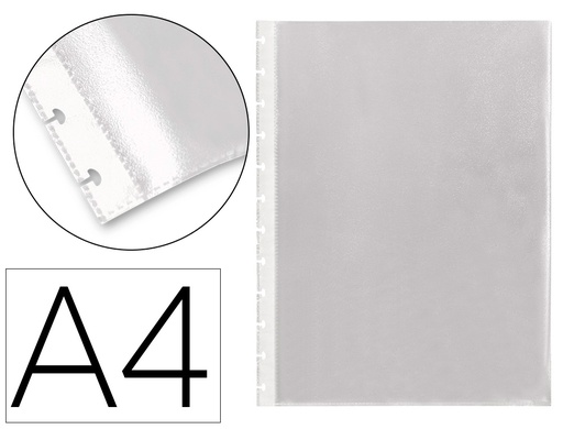 [2036120] LIDERPAPEL - RECAMBIO FUNDA INTERCAMBIABLES DIN A4 BOLSA DE 10 UNIDADES (Ref.WR01)