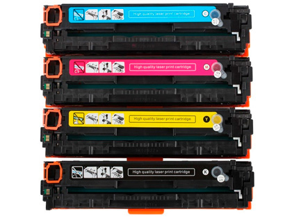[2151185] HP - TONER COMPATIBLE CLOVER LASERJET CP2020 / CP2025 MULTIPACK NEGRO / AMARILLO / CIAN / MAGENTA (Ref.CC530A/CC531A/CC533A/CC532A)