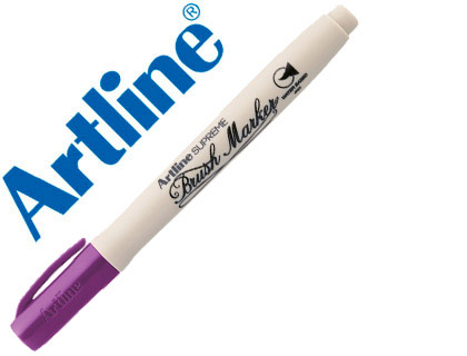 [2152119] ARTLINE - ROTULADOR SUPREME BRUSH PINTURA BASE DE AGUA PUNTA TIPO PINCEL TRAZO VARIABLE MAGENTA (Ref.EPF-F-MAG)