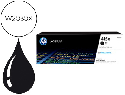 [9156599] HP ( HEWLETT PACKARD ) - Toner 415x laser color m454 / mfp m479 negro 7500 paginas (Ref. W2030X)