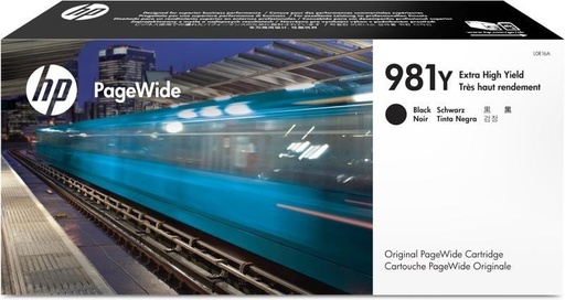 [2154700] HP ( HEWLETT PACKARD ) - Cartucho ORIGINALES PageWide 981Y Negro de Alto Rendimiento (Ref.L0R16A)