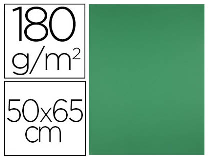 [2028311] LIDERPAPEL - CARTULINA 50X65 CM VERDE NAVIDAD 180 GR UNIDAD (Ref.CX48)