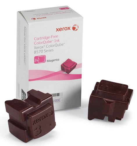 [9162590] XEROX - Tinta solida solide 108r00932 qube 8570 / 8580 magenta 4400 paginas pack 2 unidades (Ref. 108R00932)