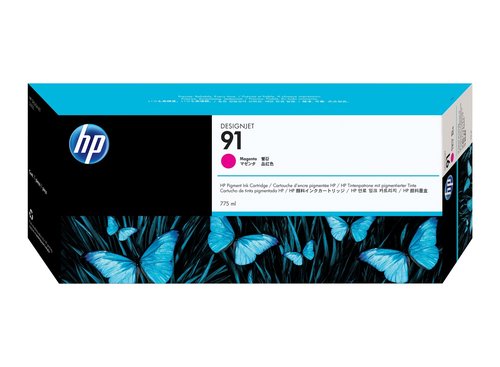 [1230810] HP ( HEWLETT PACKARD ) - Cartuchos ORIGINALES Inyección De Tinta 91 Magenta (Ref.C9468A)